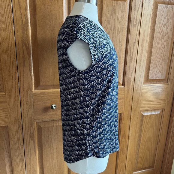 SKIES ARE BLUE - Delila Embroidered Neckline Knit Top - NEW, no Tag - Picture 4 of 10